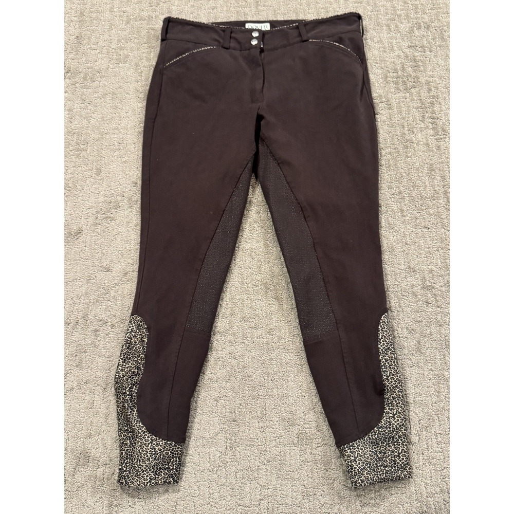 Dover Saddlery Pants Womens  32 Brown Riding Breeches Tech Tight Equestrian (W1)